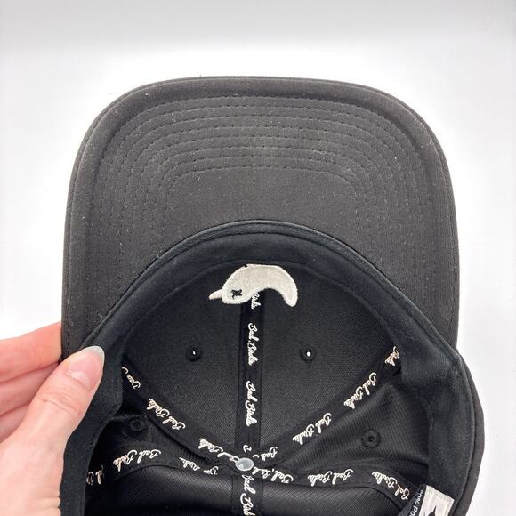 Bad Birdie Black Embroidered Bird Script Snapback Golf Hat Cap PGA LIV Preppy - Picture 6 of 10